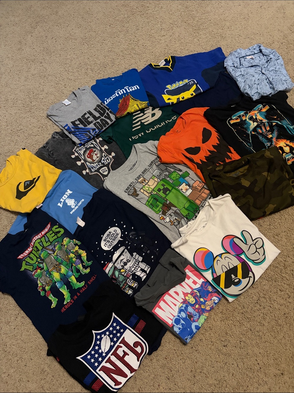 Mega Boys Bundle! Size M-L t shirts (19 total)
